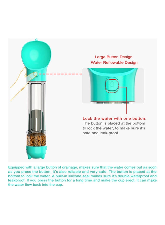 زجاجة ماء للحيوانات الأليفة للمشي في الأماكن الخارجية أزرق 40.30 x 9.70 x 10.00سم - Image 3